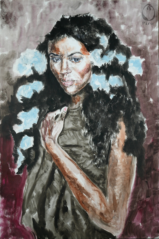 oil on canvas - olio su tela di Piro